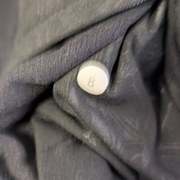 Lululemon Black Apres Yoga Dance in Snow Midi Fleece Lined Jacket - Picture 7 of 9